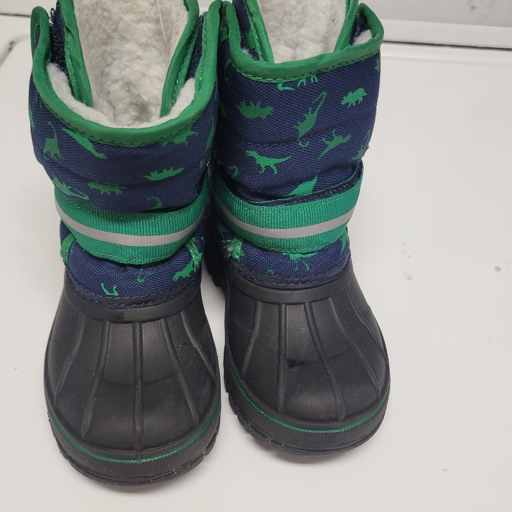 Lily & Dan Dinosaur Snow Boots